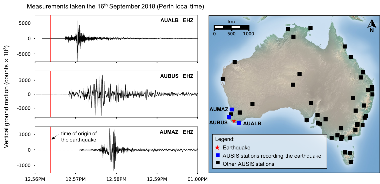Earthquake of 16 September 2018, WA